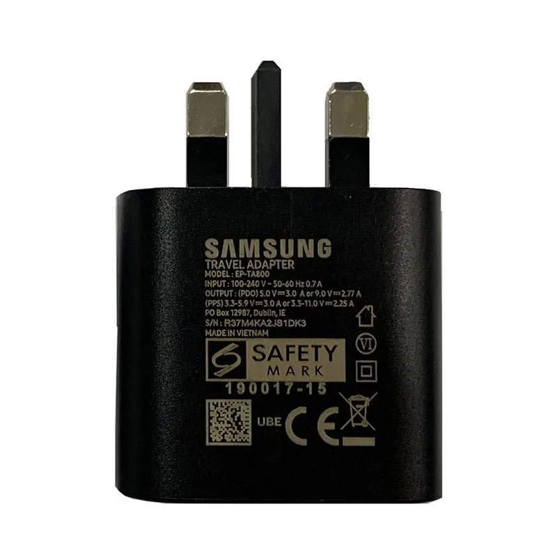آداپتور شارژر 25 وات سامسونگ مدل EP-TA800 25W ویتنام