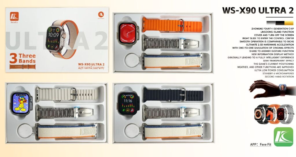 ساعت هوشمند مدل WS-X90 Ultra2