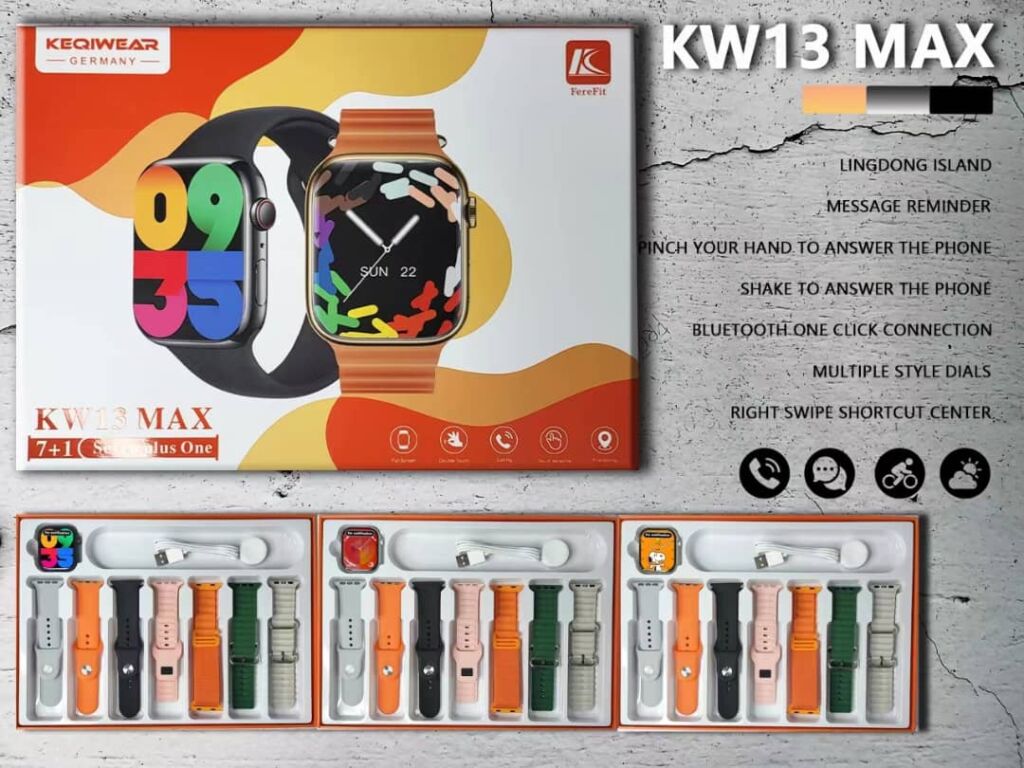 ساعت هوشمند طرح اپل واچ مدل KW13 Max