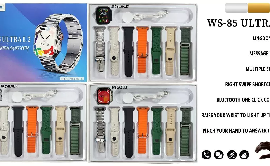 ساعت هوشمند مدل WS-85 Ultra2