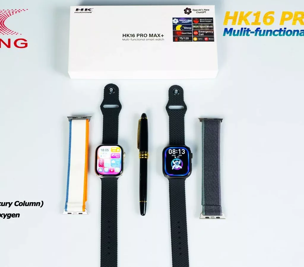 ساعت هوشمند طرح اپل واچ مدل HK16 Pro Max Plus