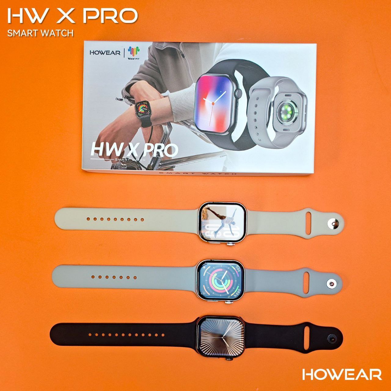 ساعت هوشمند طرح اپل واچ مدل HW X PRO