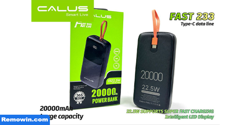 پاور بانک کالوس مدل FAST233 ظرفیت 20000