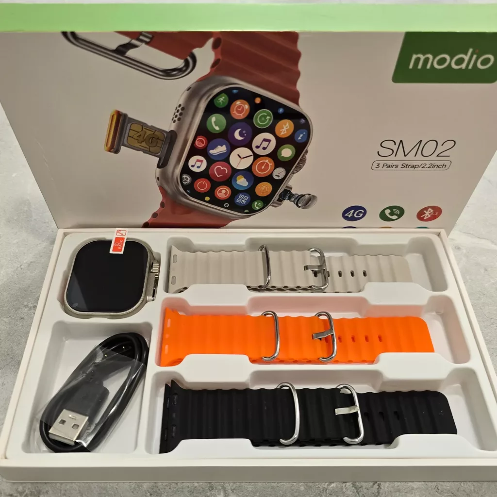 ساعت هوشمند سیم کارت خور مودیو مدل SM02