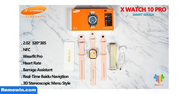 ساعت هوشمند طرح اپل واچ مدل X WATCH 10 PRO 