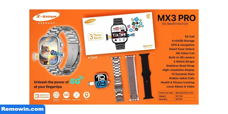 ساعت هوشمند سیم کارت خور مدل MX3 PRO