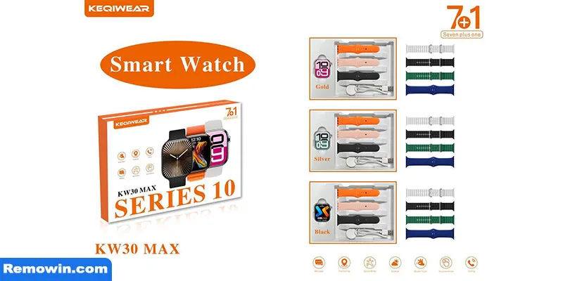 ساعت هوشمند طرح اپل واچ مدل KW30 MAX