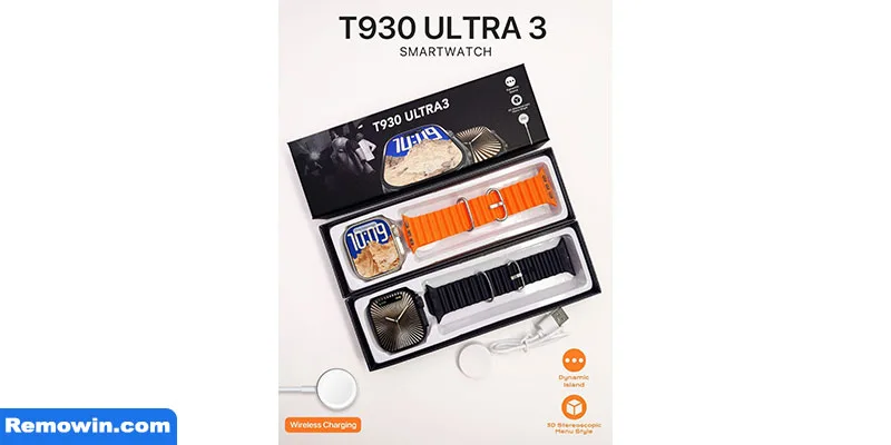 ساعت هوشمند مدل T930 Ultra3