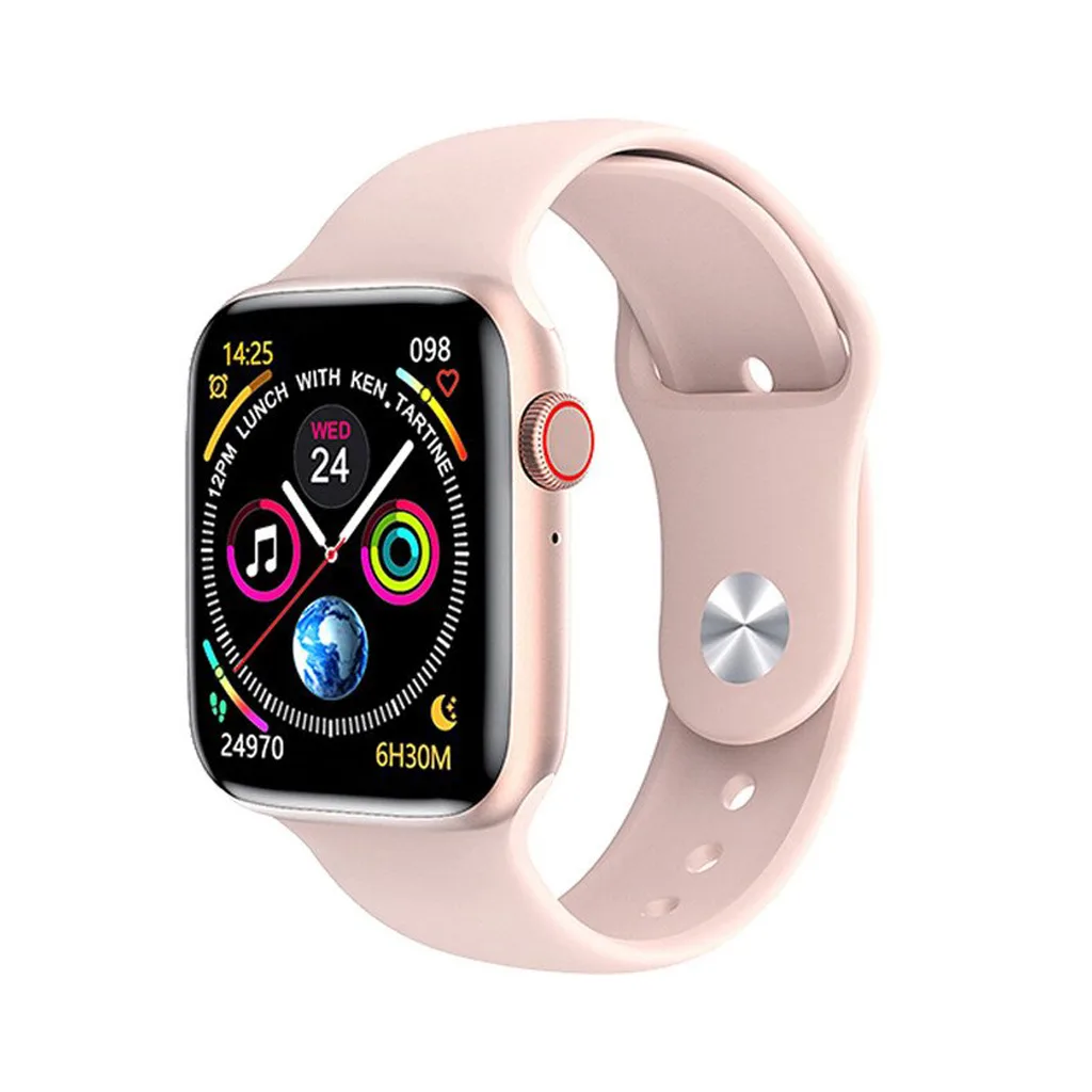 ساعت هوشمند طرح اپل واچ مدل KW32 MAX- رزگلد