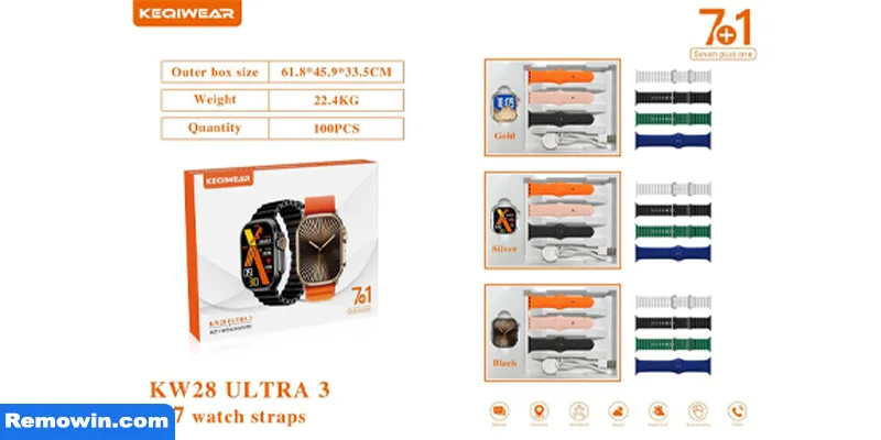 ساعت هوشمند مدل KW28 Ultra3