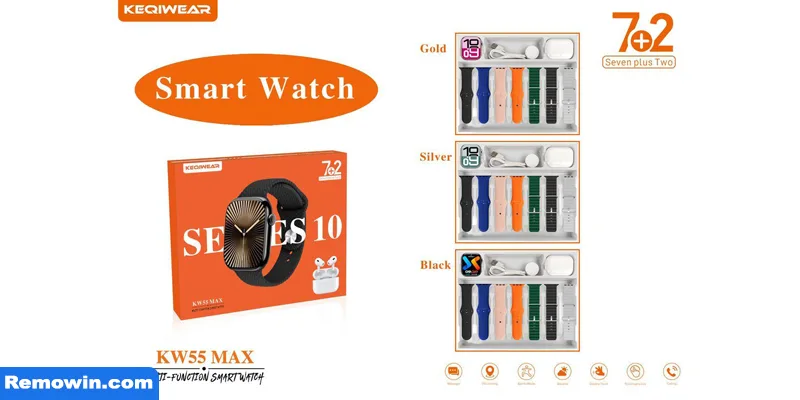 ساعت هوشمند طرح اپل واچ مدل KW55 MAX