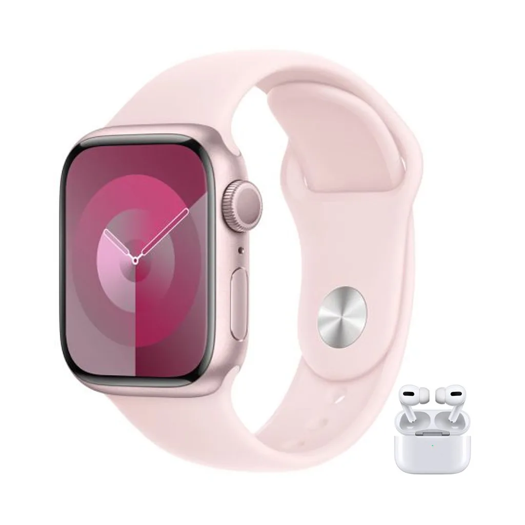 ساعت هوشمند طرح اپل واچ مدل M44 Mini-رزگلد