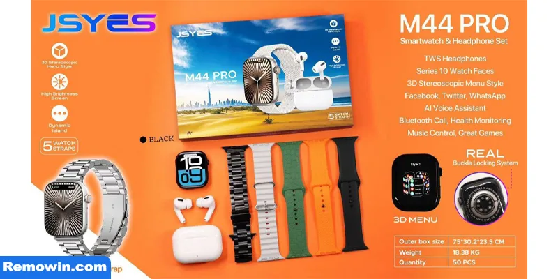 ساعت هوشمند طرح اپل واچ مدل M44 Pro