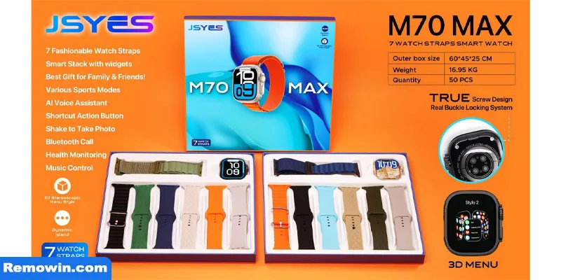 ساعت هوشمند اولترا مدل M70 Max