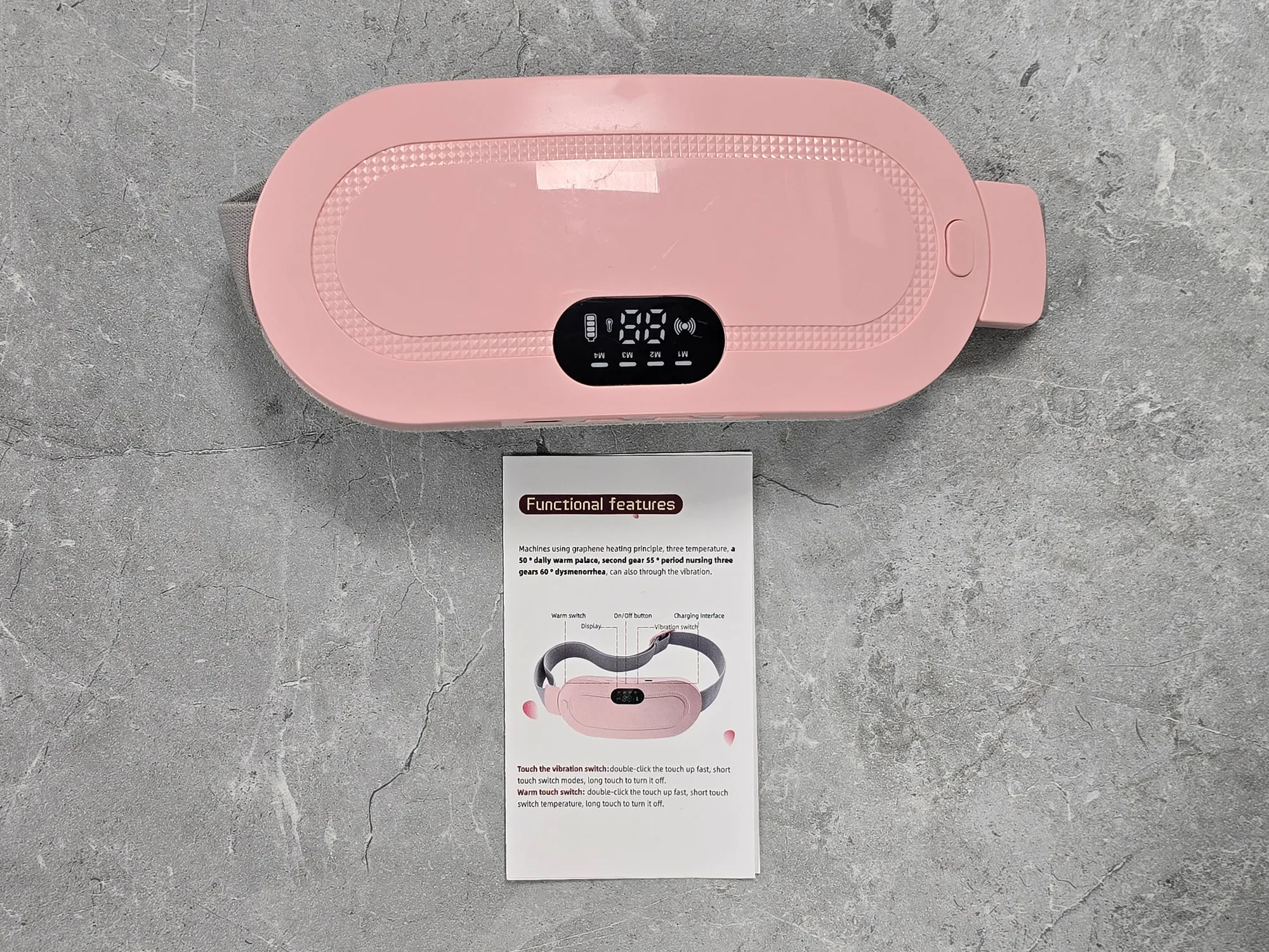 ماساژور قاعدگی حرارتی ویبره دار اصلی