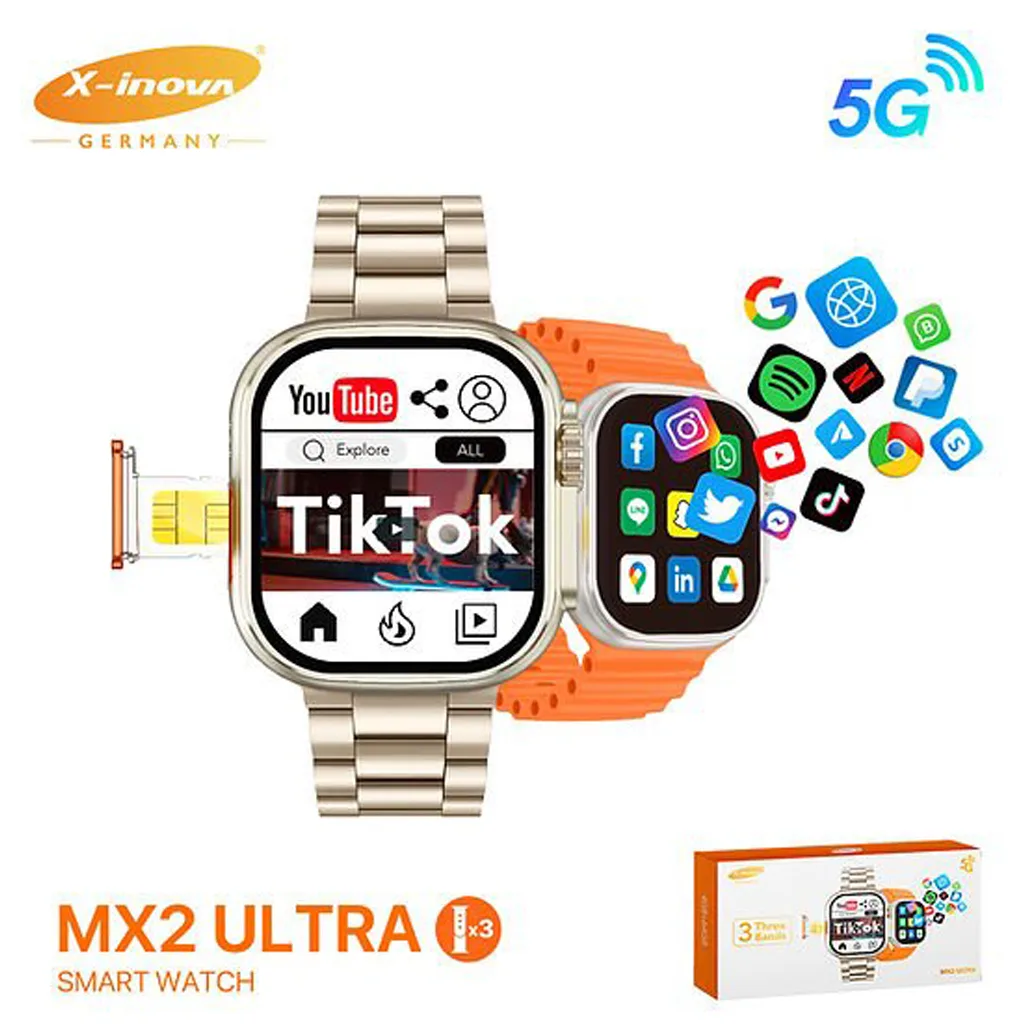 ساعت هوشمند سیم کارت خور MX2 Ultra