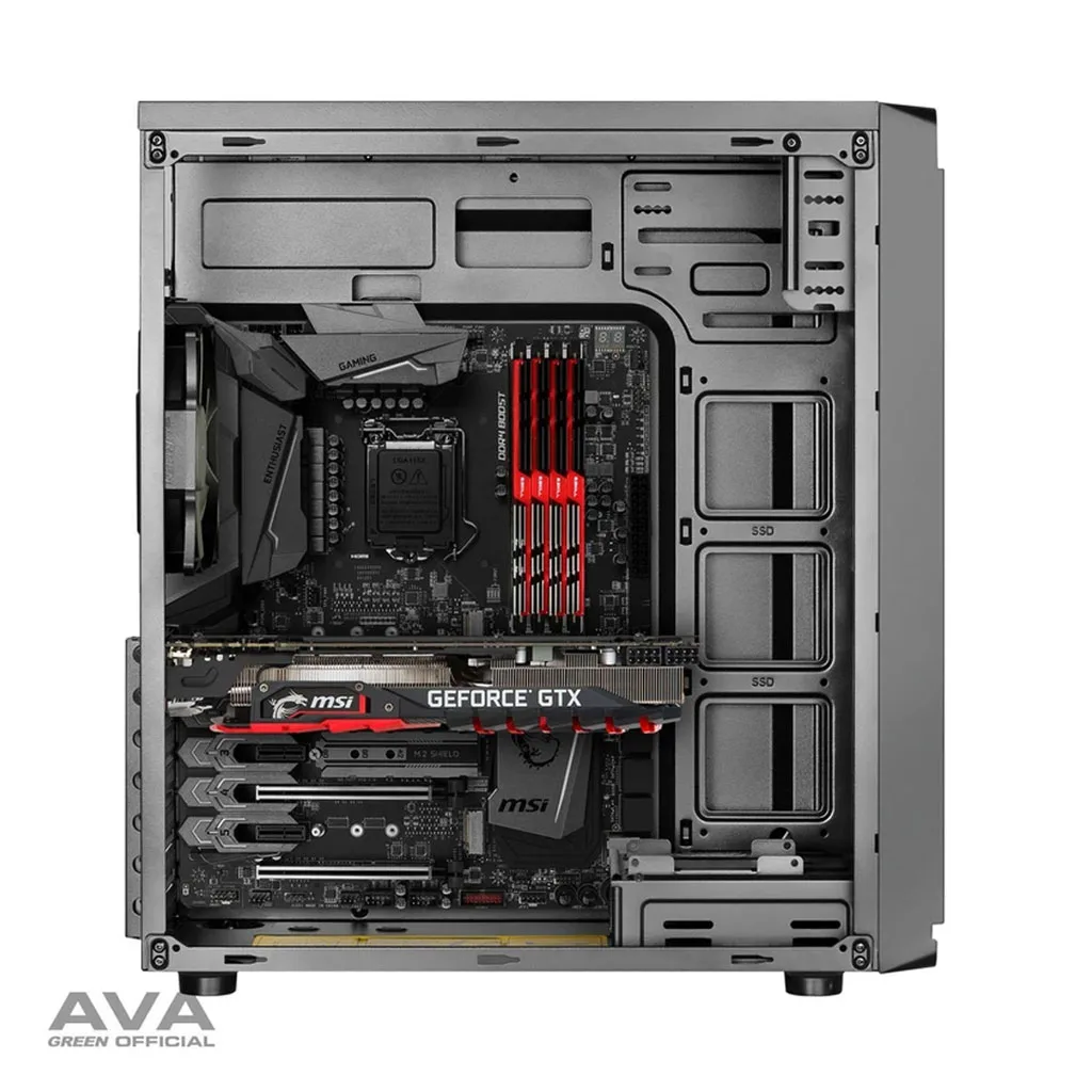 کیس کامپیوتر گرین مدل AVA