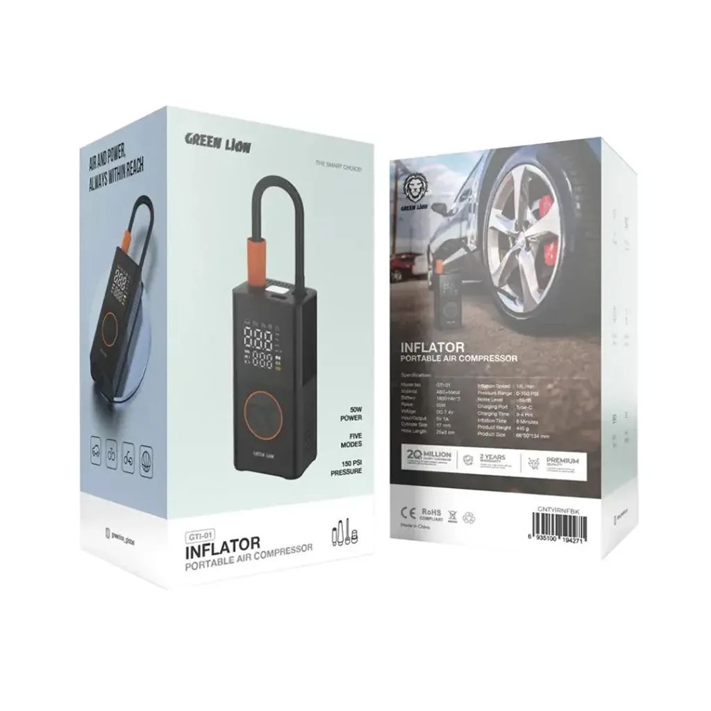 کمپرسور و پمپ باد گرین لاین مدل GTI-01