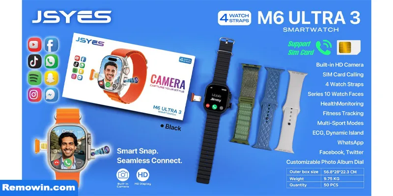 ساعت هوشمند سیم کارت خور JSYES M6 ULTRA3