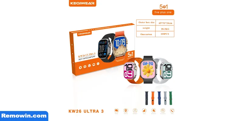 ساعت هوشمند مدل KW26 Ultra3