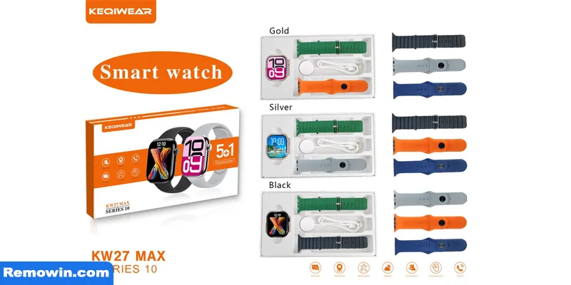 ساعت هوشمند طرح اپل واچ مدل KW27 MAX