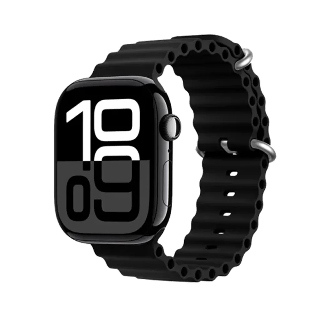 ساعت هوشمند طرح اپل واچ مدل KW35 MAX-مشکی