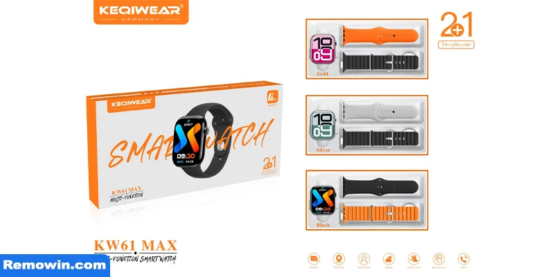 ساعت هوشمند طرح اپل واچ مدل KW61 MAX