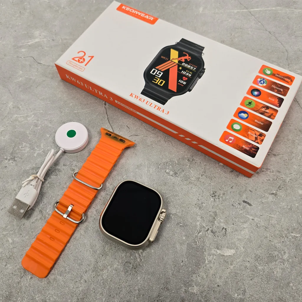 ساعت هوشمند مدل KW63 Ultra3