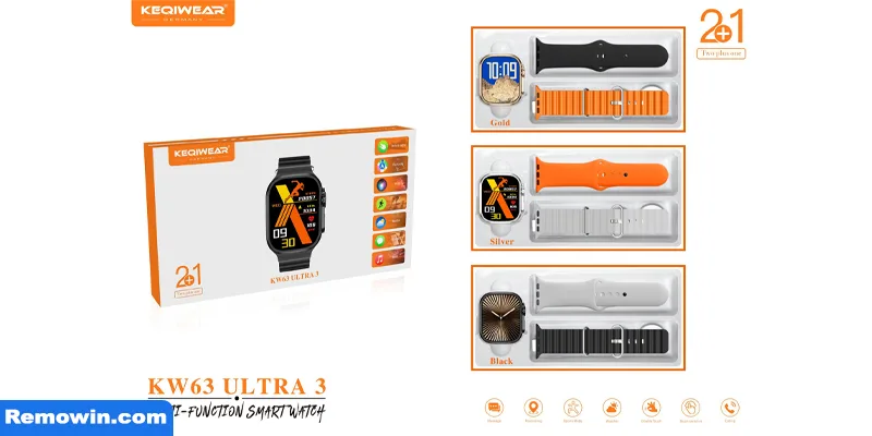 ساعت هوشمند مدل KW63 Ultra3