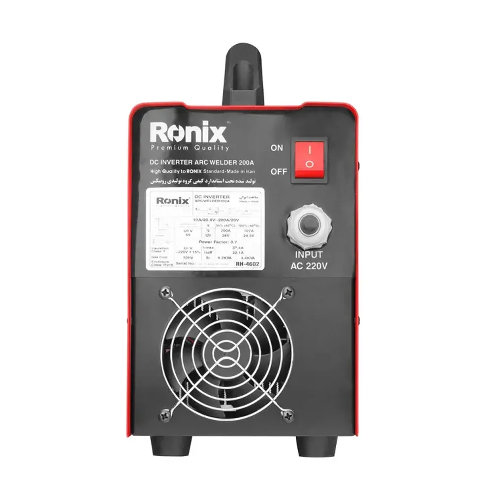 اینورتر جوشکاری 200 آمپر رونیکس مدل RH-4602