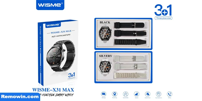 ساعت هوشمند صفحه گرد مدل WISME-X31 MAX 