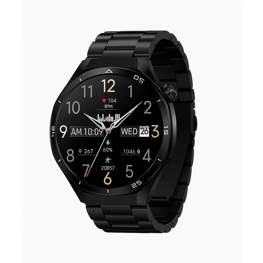 ساعت هوشمند صفحه گرد مدل WISME-X31 MAX - مشکی