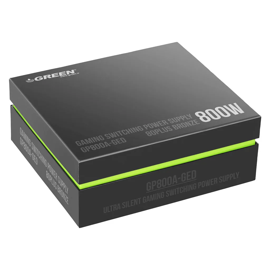 منبع تغذیه کامپیوتر گرین مدل GP800A-GED