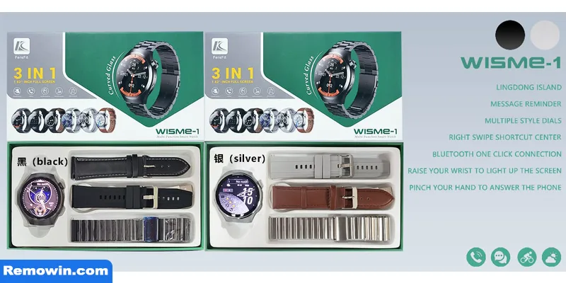 ساعت هوشمند صفحه گرد مدل WISME-1