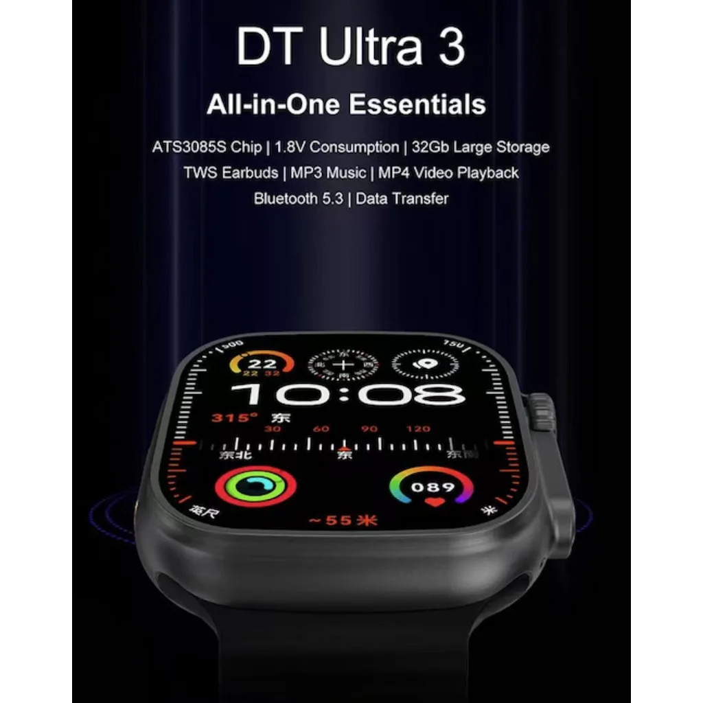 ساعت هوشمند مدل DT ULTRA3