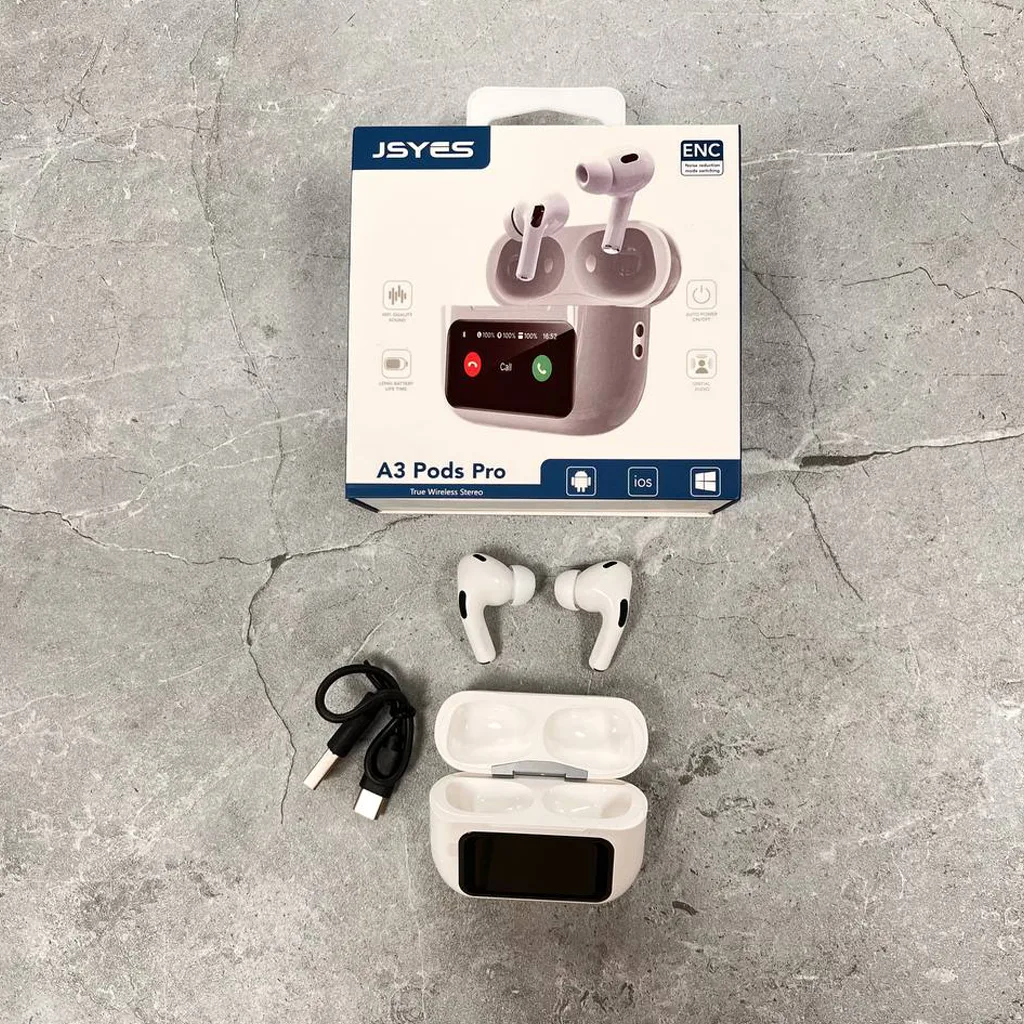 ایرپاد هوشمند با نمایشگر لمسی مدل A3 Pods Pro