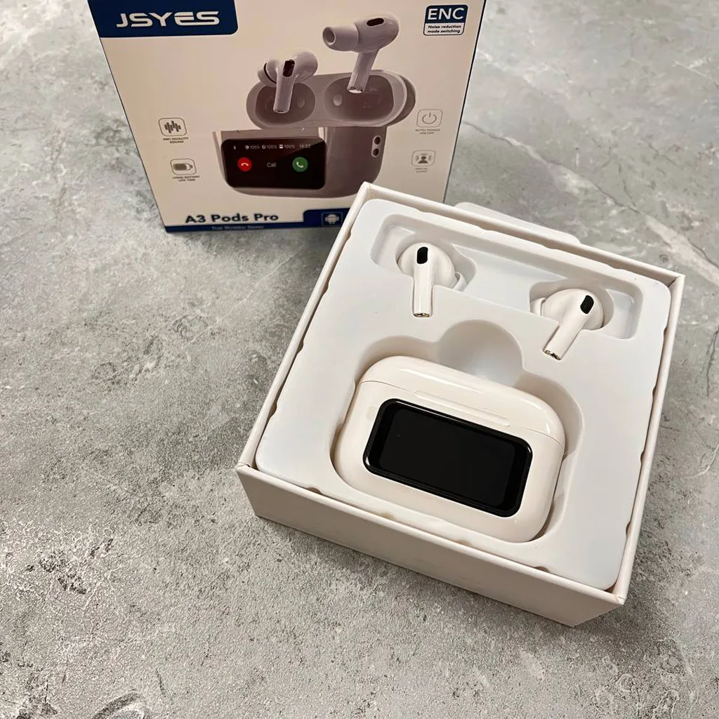 ایرپاد هوشمند با نمایشگر لمسی مدل A3 Pods Proایرپاد هوشمند با نمایشگر لمسی مدل A3 Pods Pro