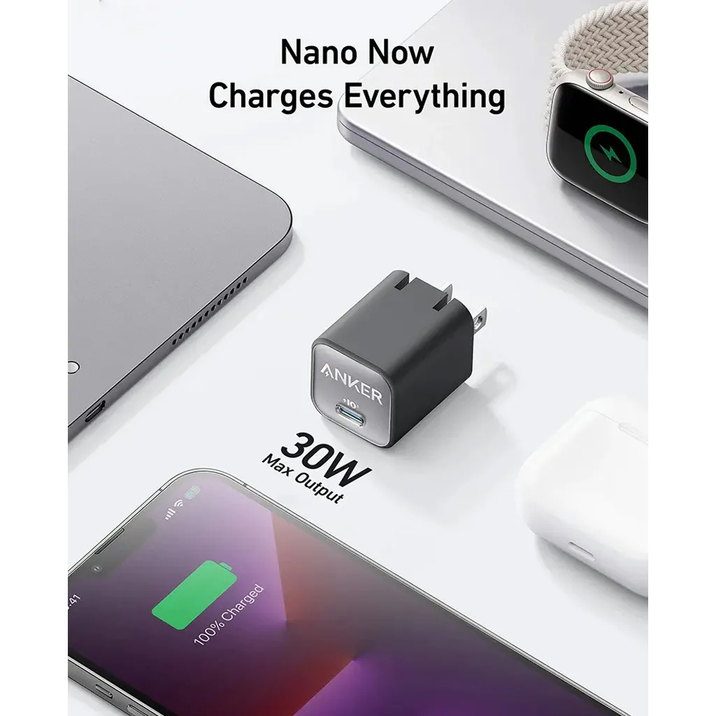 شارژر فست 30 وات انکر مدل A2147 511 Nano 3