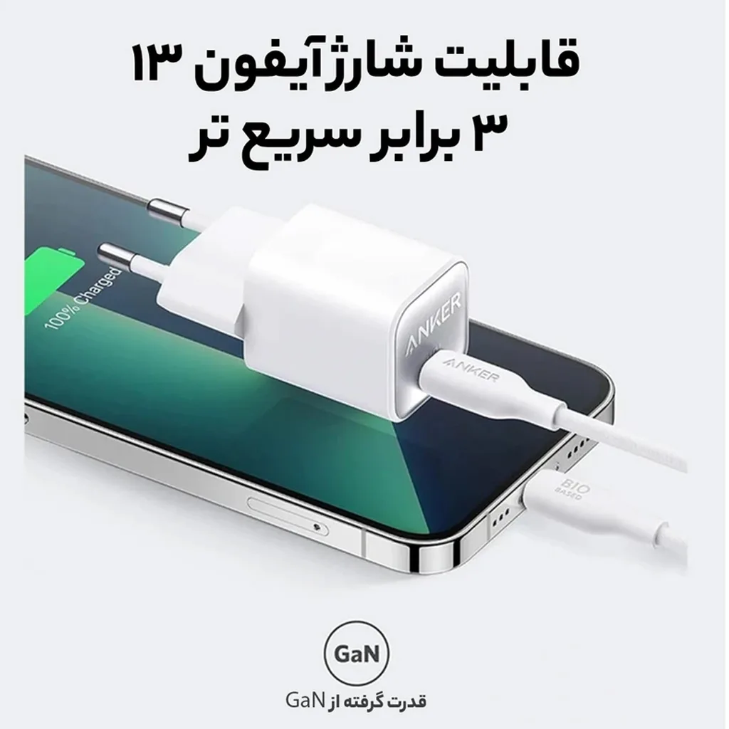 شارژر فست 30 وات انکر مدل A2147 511 Nano 3