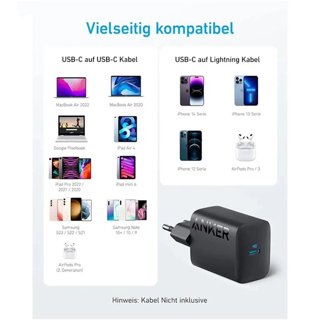 شارژر دیواری 30 وات انکر مدل A2640