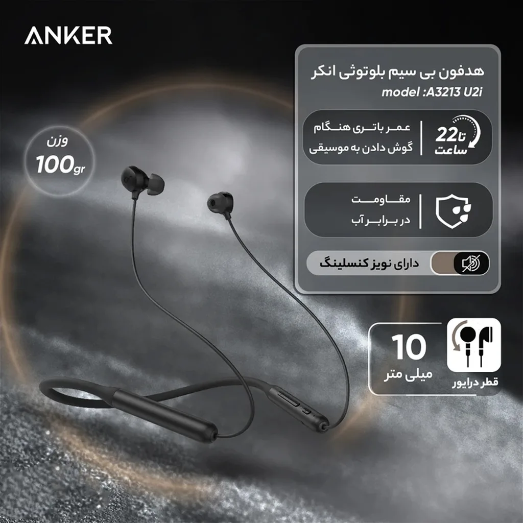هدفون بی سیم بلوتوثی انکر مدل A3213 U2i