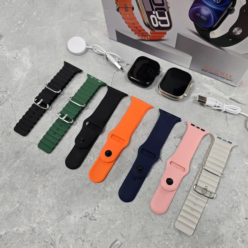 ساعت هوشمند طرح اپل واچ مدل KW36 MAX