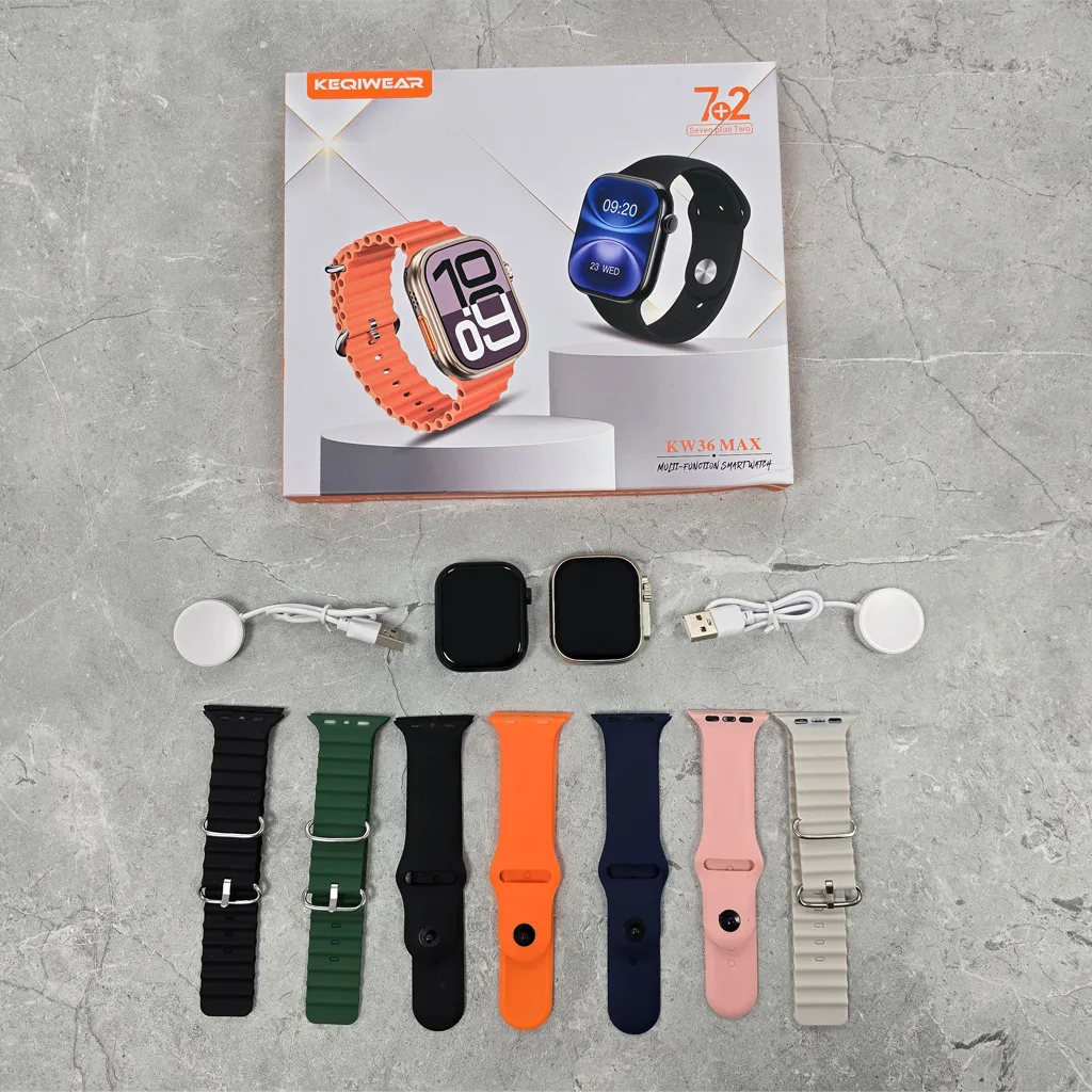 ساعت هوشمند طرح اپل واچ مدل KW36 MAX