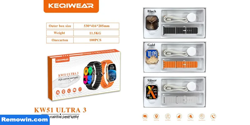 ساعت هوشمند مدل KW51 Ultra3