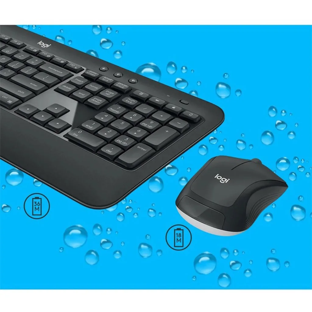 کیبورد و ماوس بی‌سیم لاجیتک مدل MK540 با سوییچ ممبران