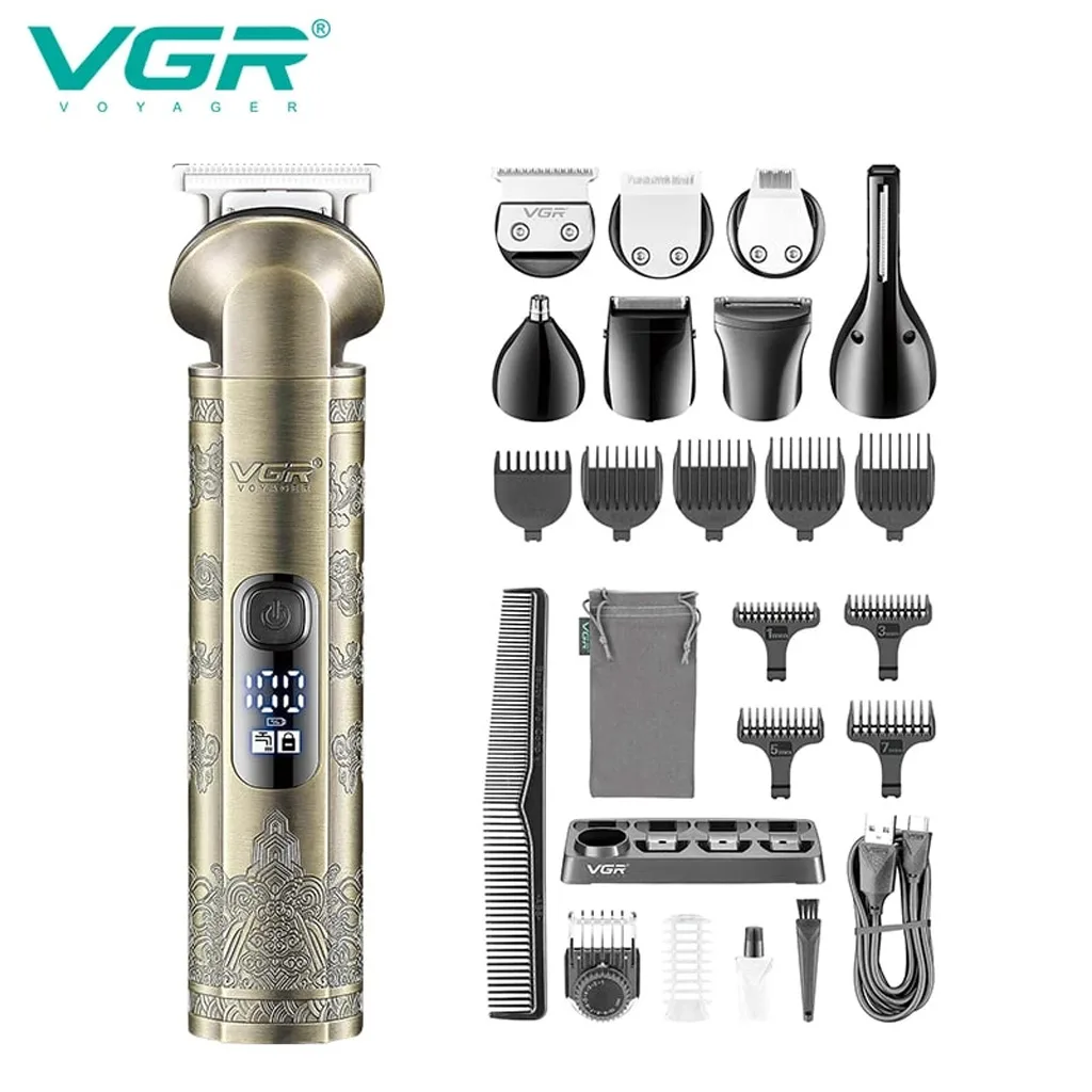 ماشین اصلاح موی صورت و بدن وی جی ار مدل V-110