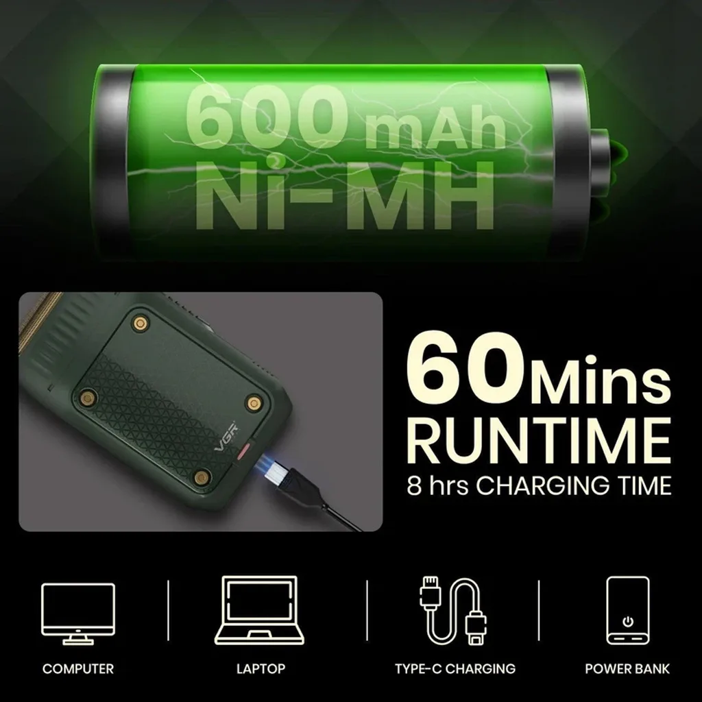ماشین اصلاح موی صورت وی جی آر مدل V-353