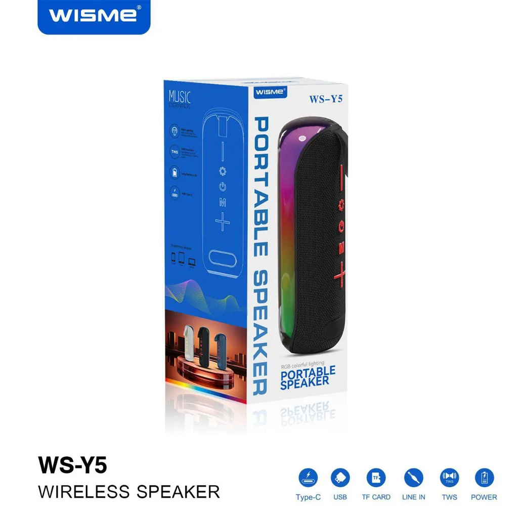 اسپیکر بلوتوثی قابل حمل مدل WS-Y5