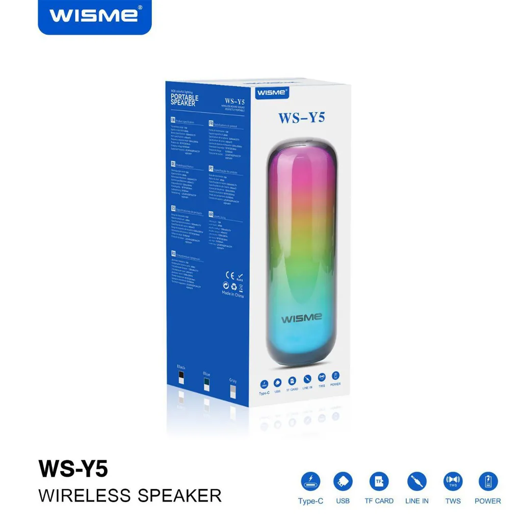 اسپیکر بلوتوثی قابل حمل مدل WS-Y5