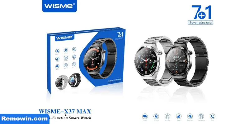 ساعت هوشمند صفحه گرد مدل WISME-X37 MAX